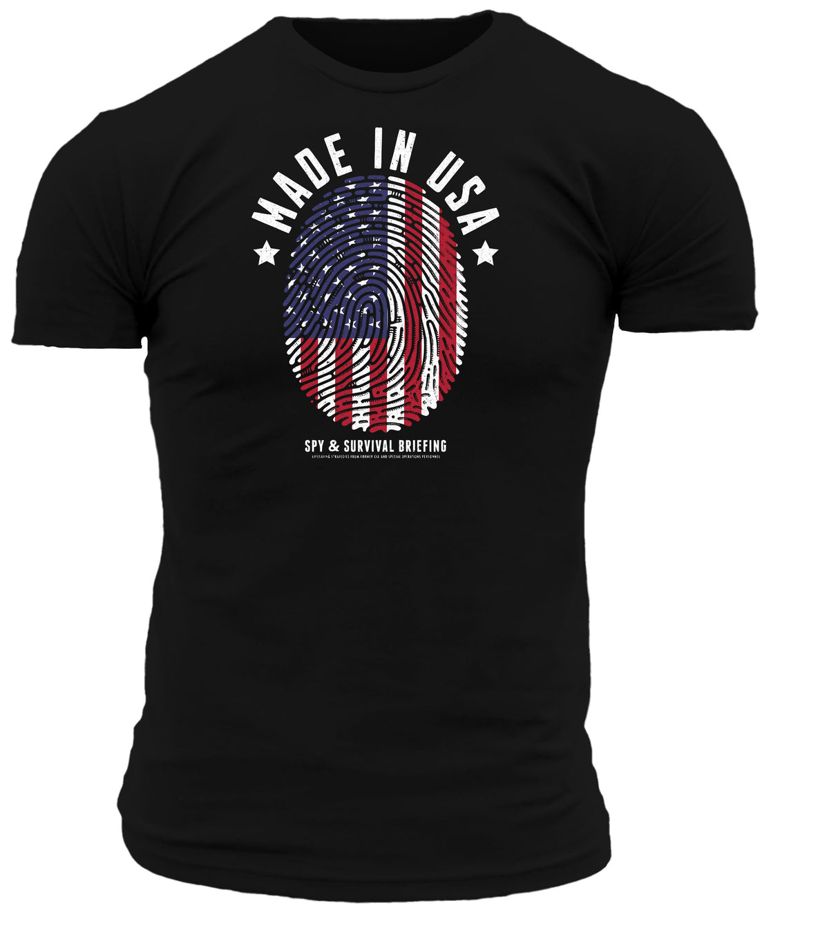 Made In The USA Fingerprint T-Shirt