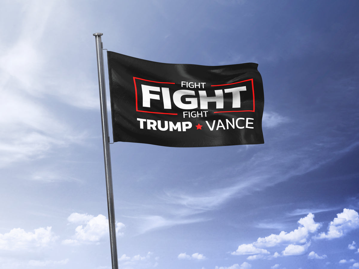 Trump Vance Fight Flag